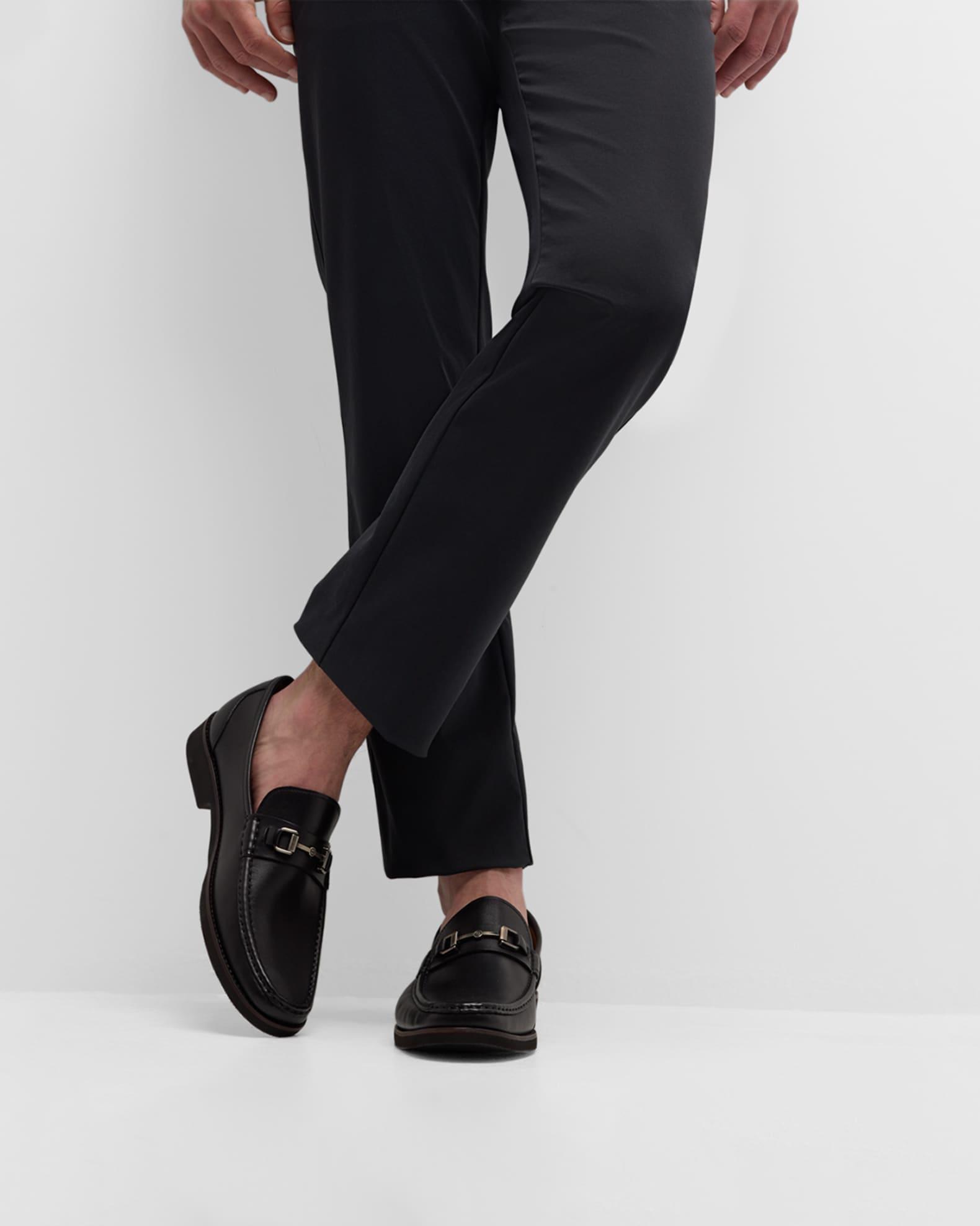 Men's Leather Bit Loafers Product Image