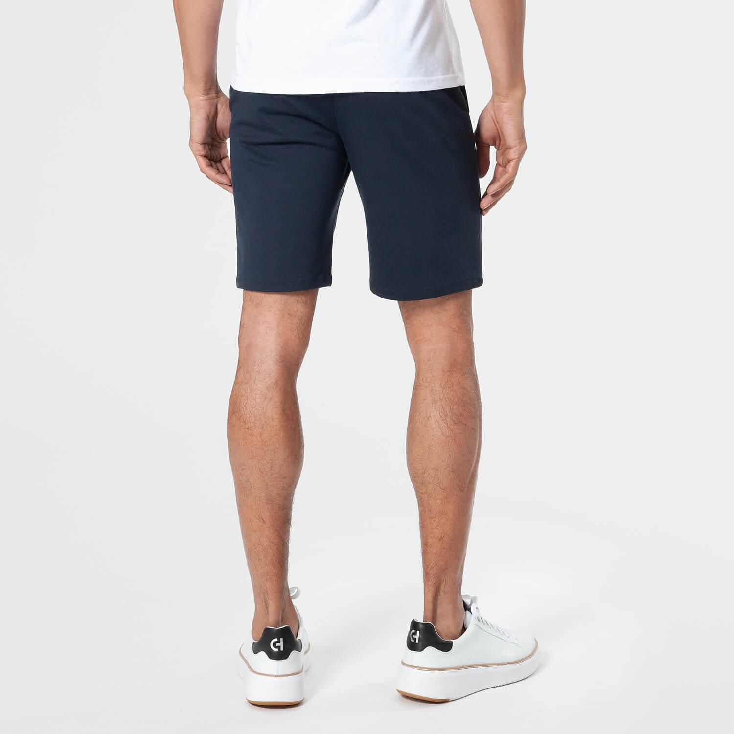 9" Navy Comfort Knit Chino Shorts Product Image