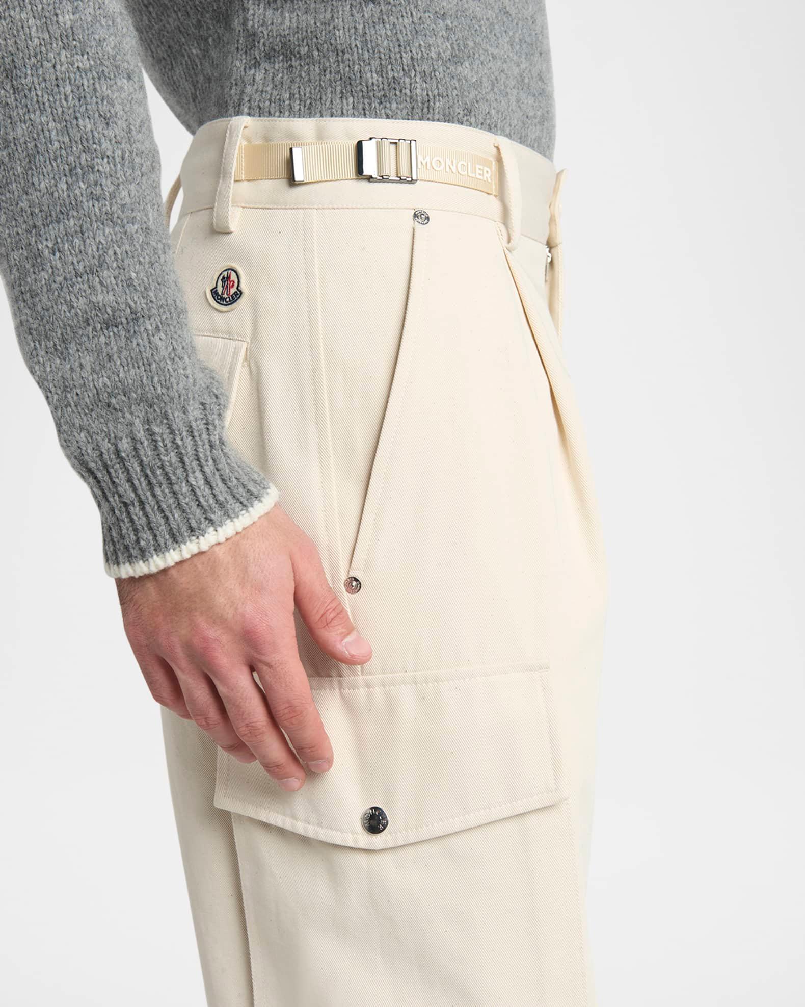 Men's Pleated Cargo Trousers Product Image