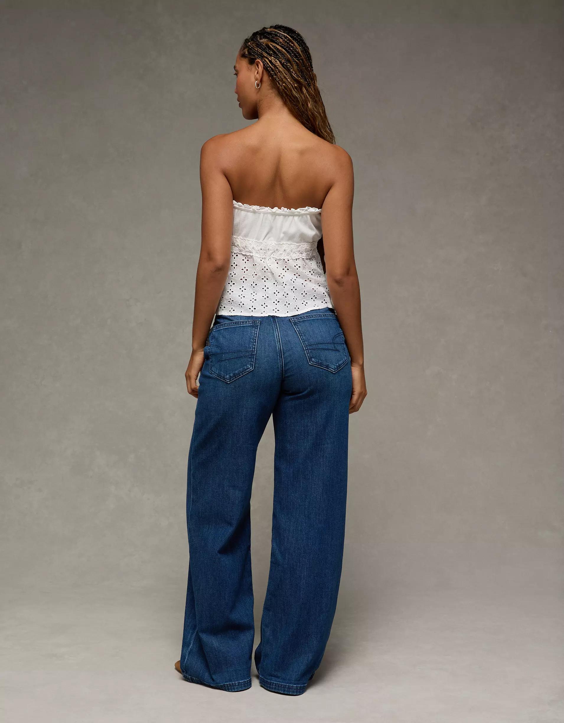 AE Eyelet Babydoll Tube Top Product Image