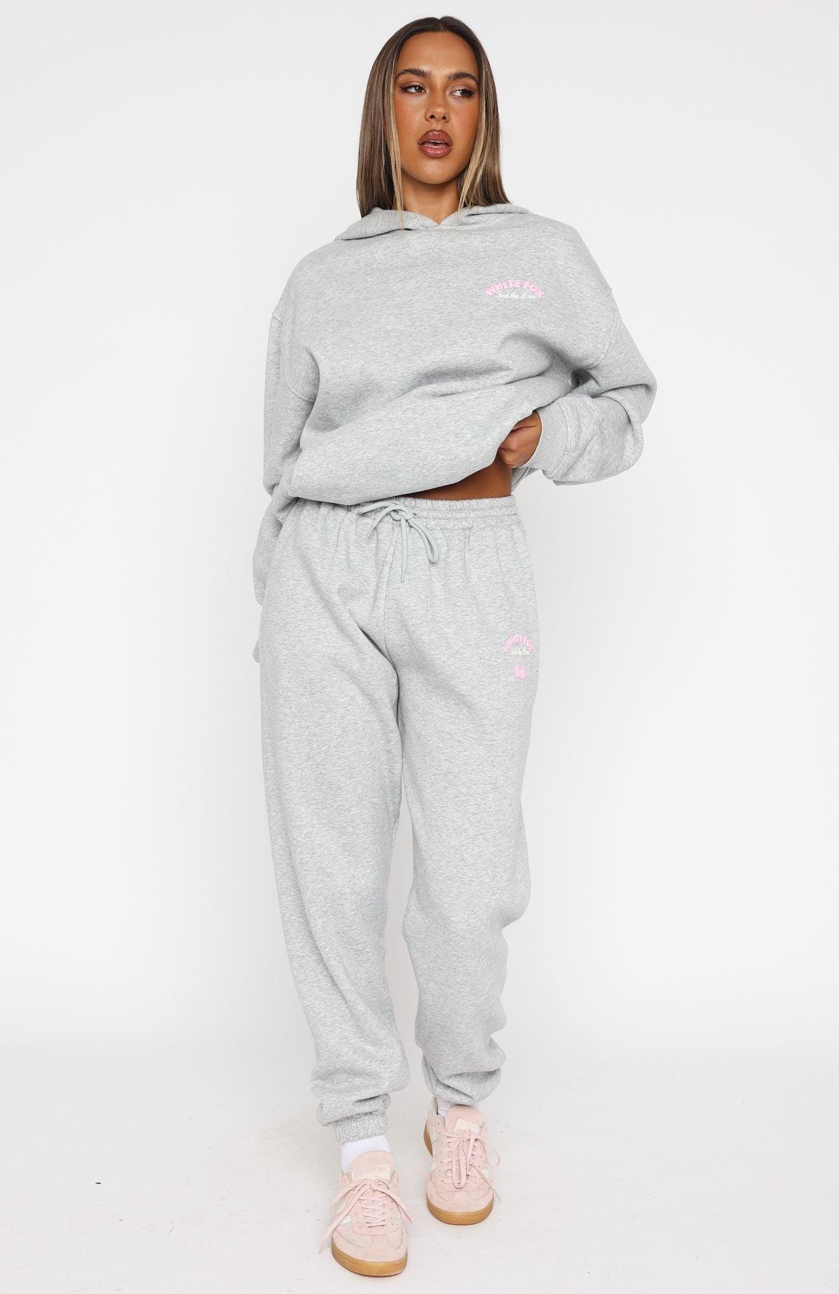 Love Me Tender Sweatpants Dark Grey Marle Product Image