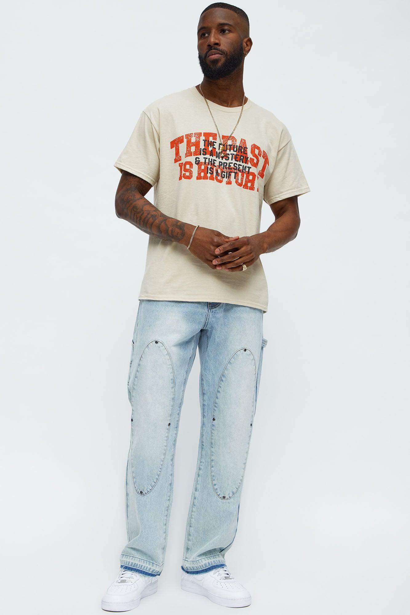 The Past The Future Short Sleeve Tee - Sand Male Product Image