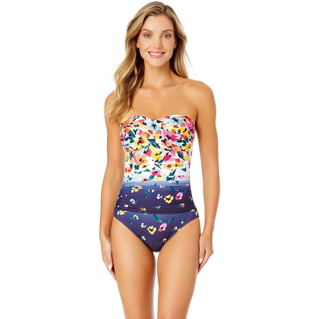 Anne Cole Women's Twist Front Shirred One Piece Swimsuit Product Image