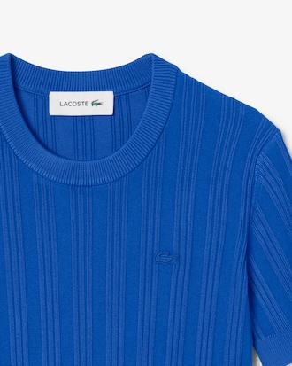 Short Sleeved Rib Knit Sweater Product Image