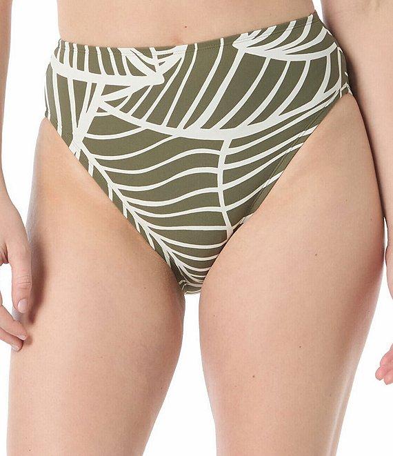 Coco Reef Palm Leaf High Esteem High Waist Swim Bottom Product Image