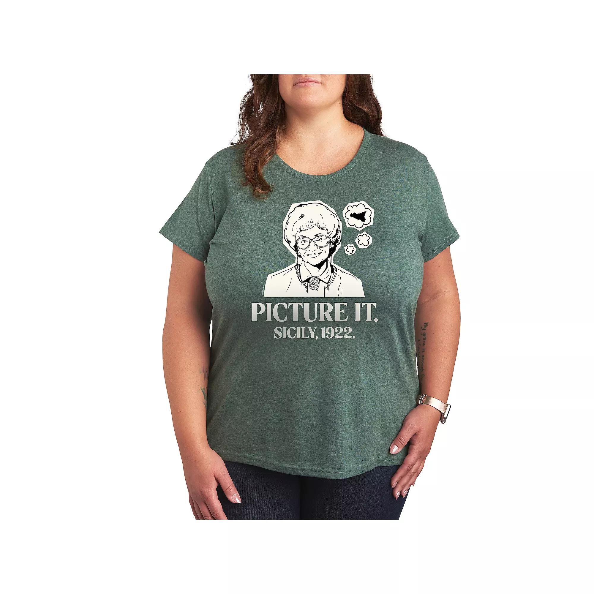 Plus Golden Girls Picture It Sicily Graphic Tee, Women's,  Product Image