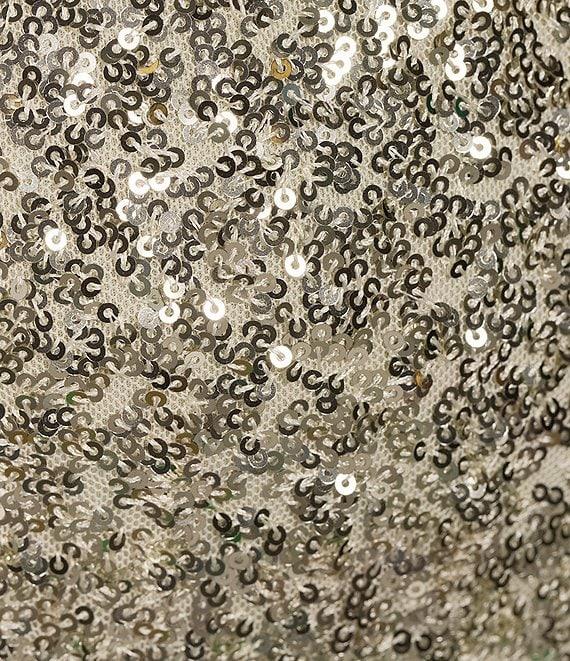 Honey and Rosie Spaghetti Strap Sequin Mermaid Shaped Grown Product Image