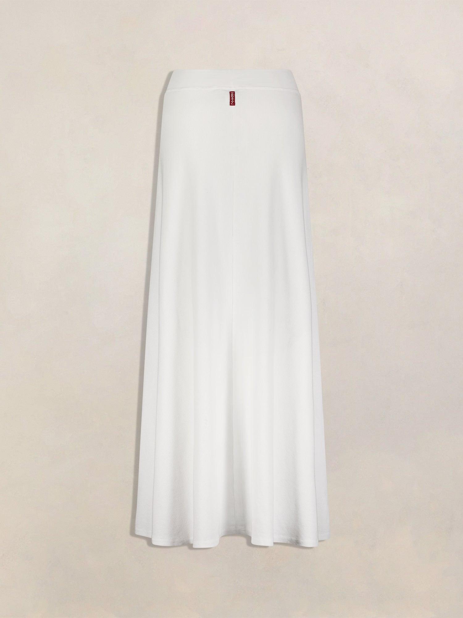 Hard Tail Ribbed Panel Maxi Skirt CS-128 Product Image