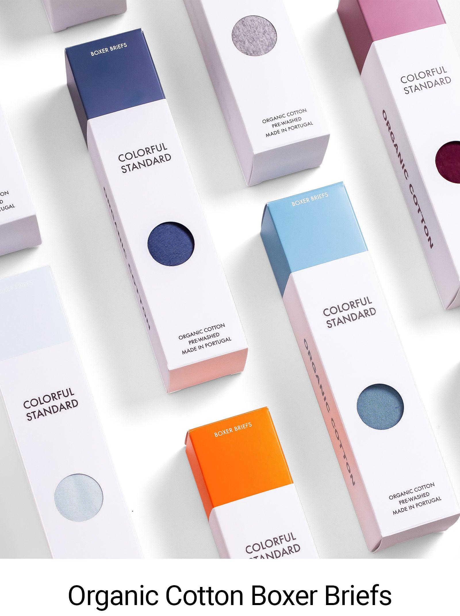 Classic Organic Boxer Briefs - Lava Grey Product Image