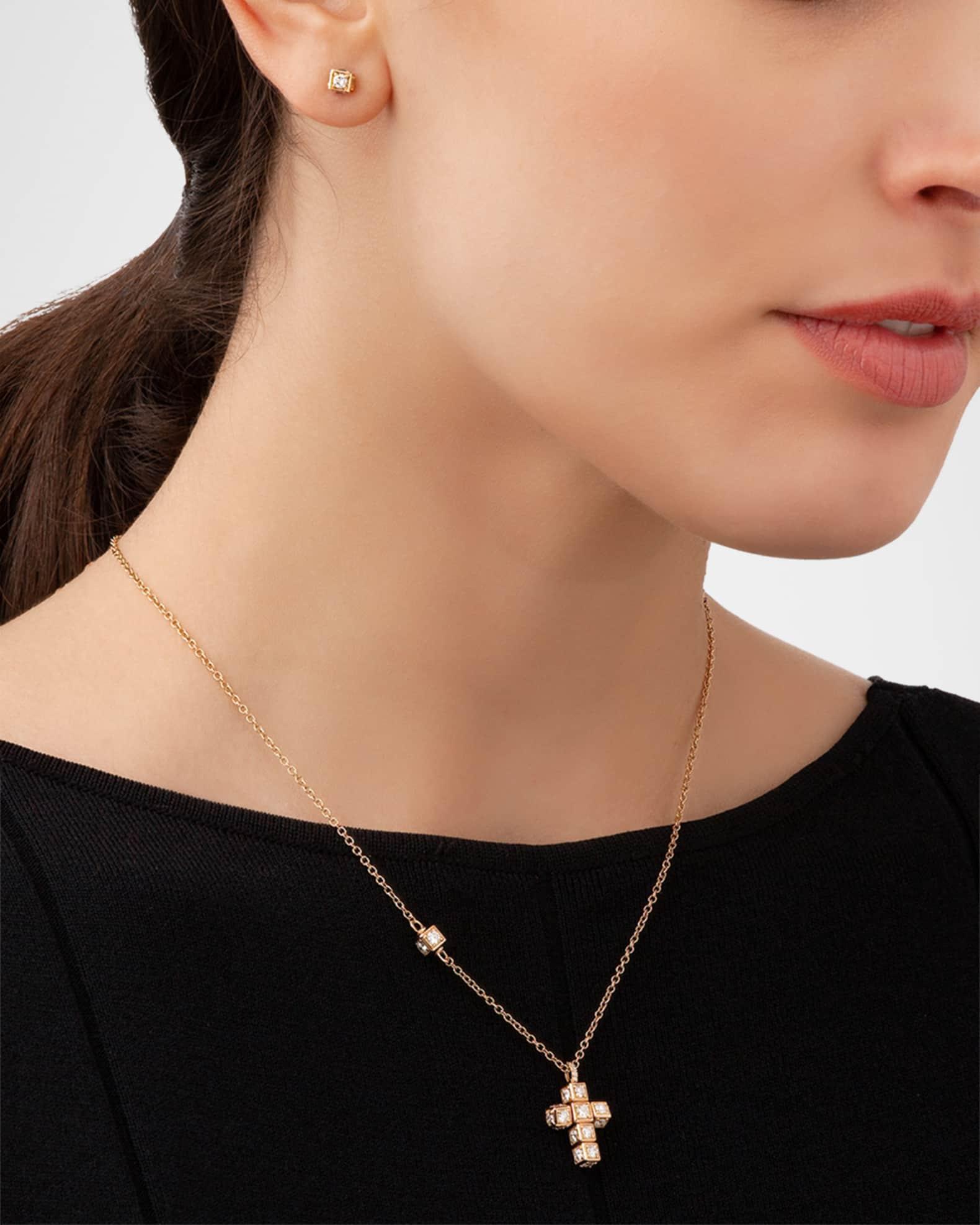 Faro Earrings in 18K Yellow Gold with Diamonds, Sapphires and Tsavorite Product Image