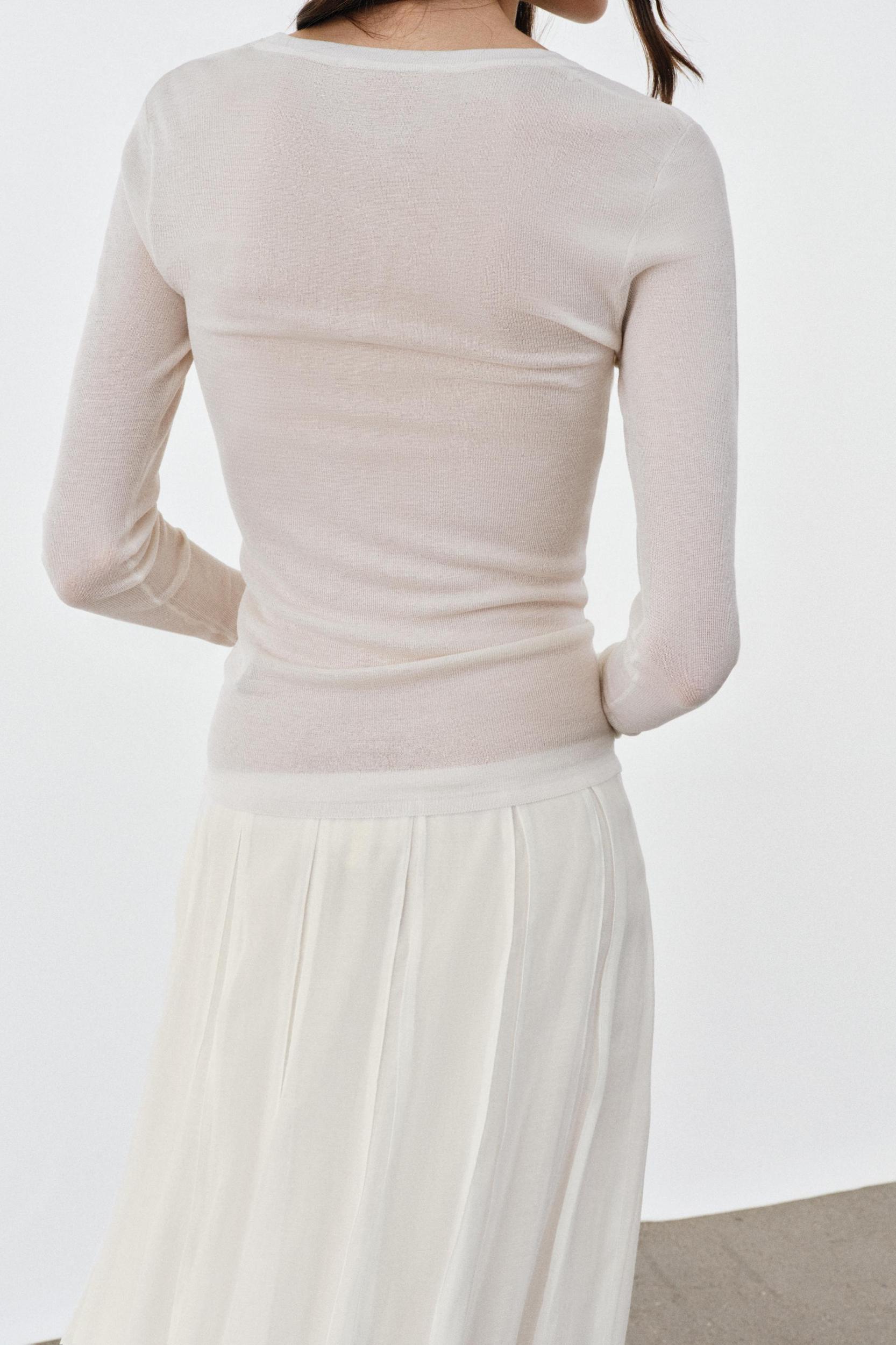 EXTRA-FINE KNIT TOP Product Image