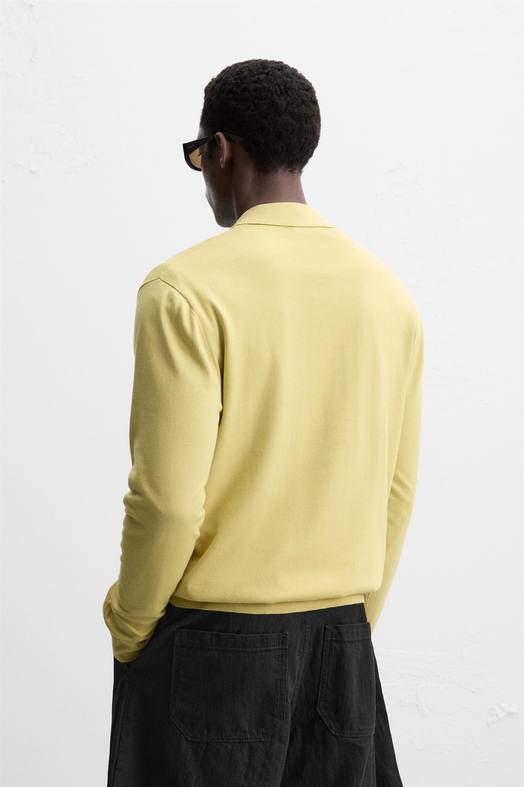 KNIT COTTON - LYOCELL POLO SHIRT Product Image