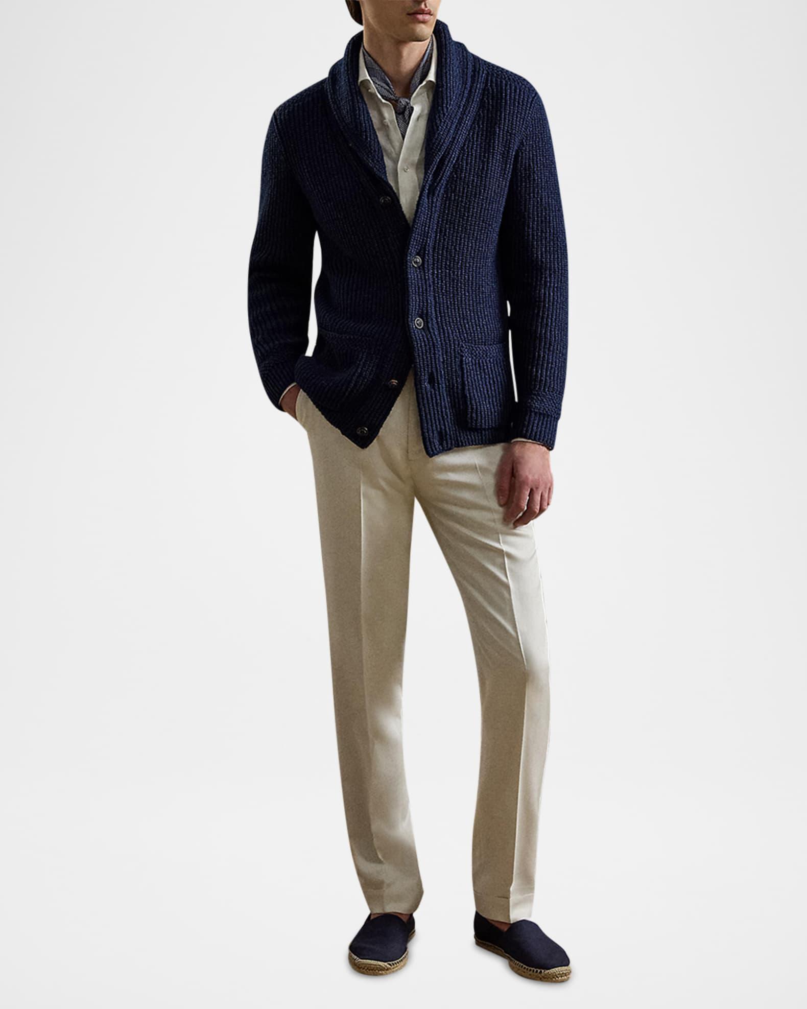 Men's NM X RL Gregory Handmade Silk Trousers Product Image