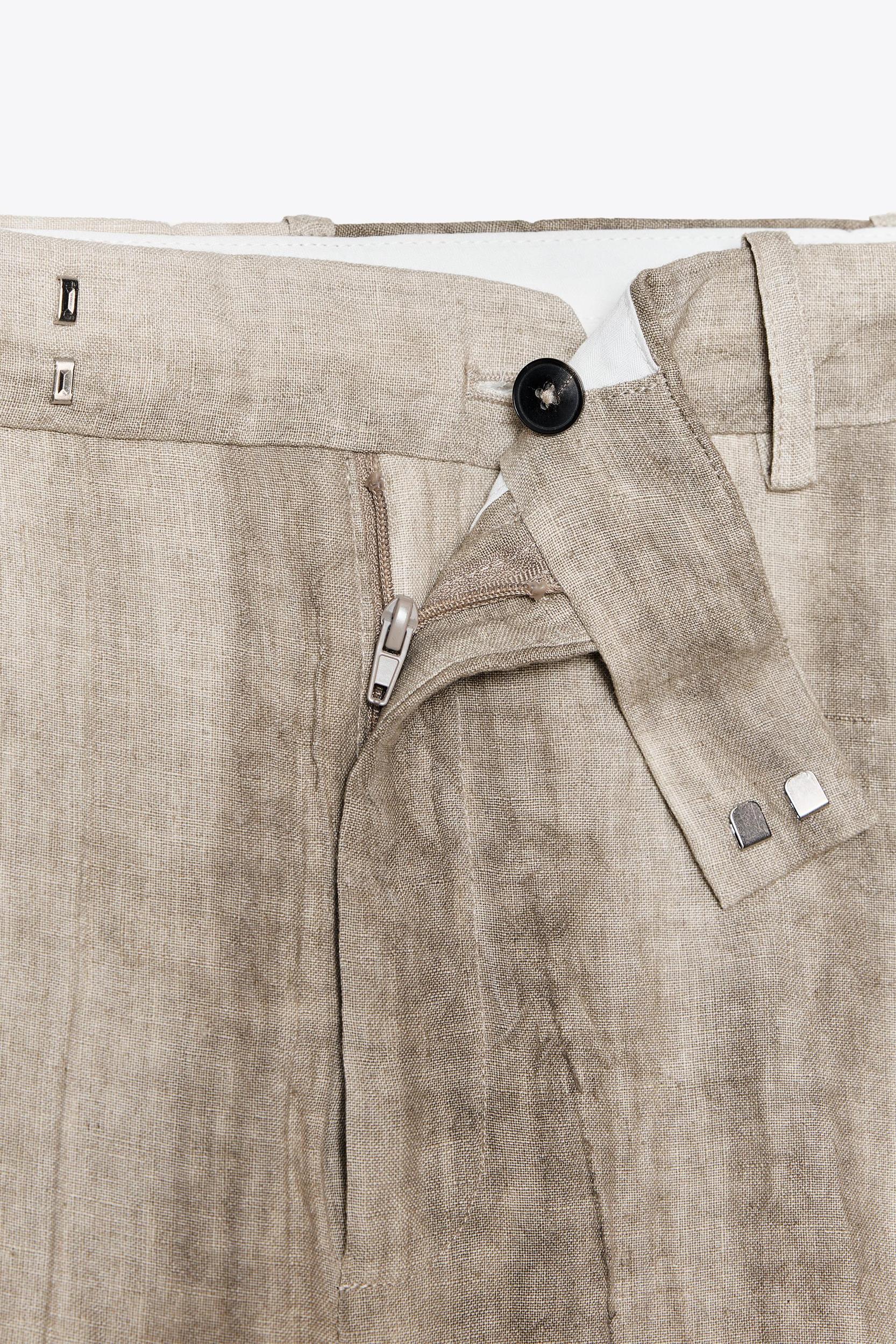 ZW COLLECTION 100% LINEN TIE-DYE BALLOON PANTS Product Image