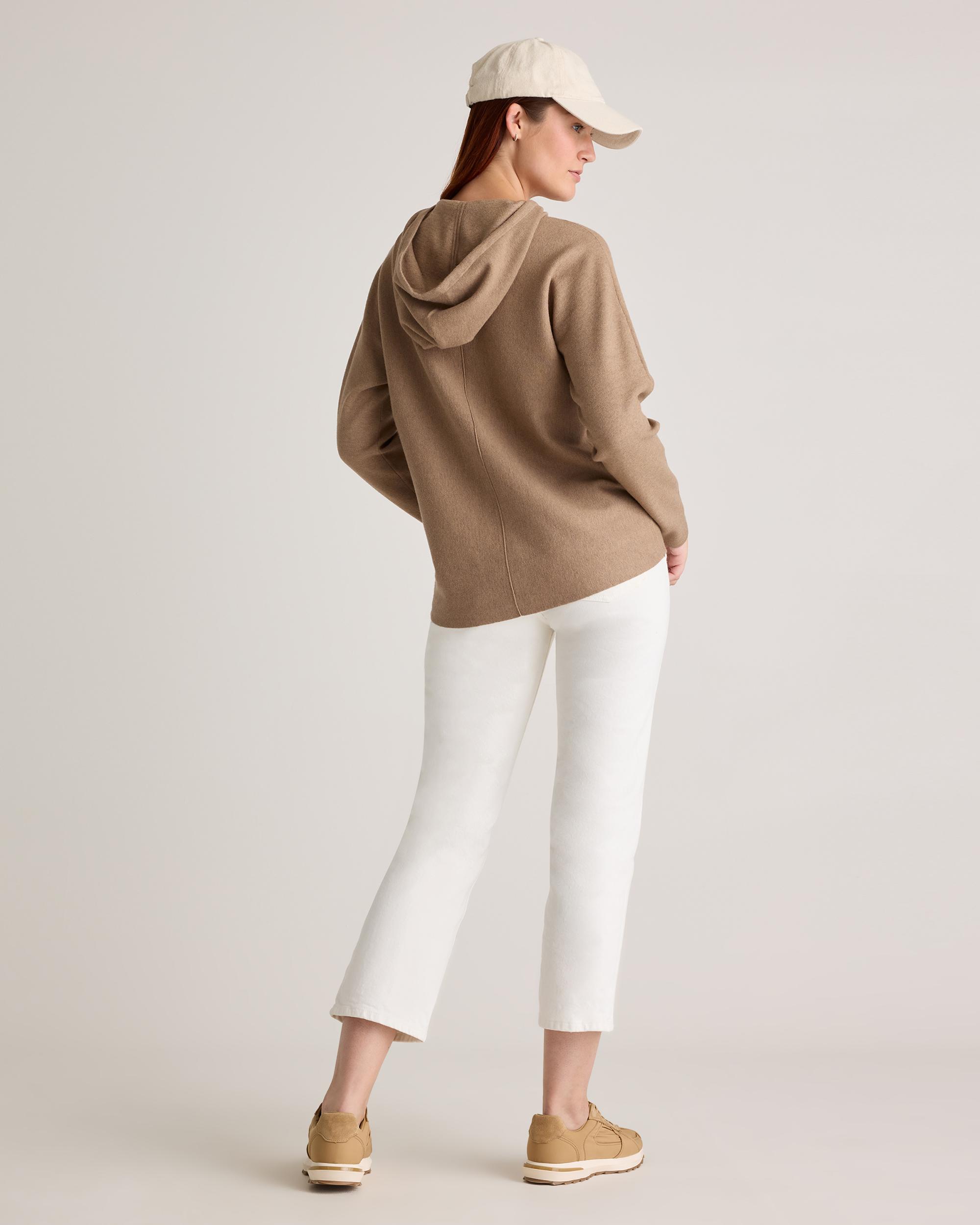 Quince | Women's Eco-Knit Milano Stitch Pullover Hoodie Size XS, Viscose Product Image