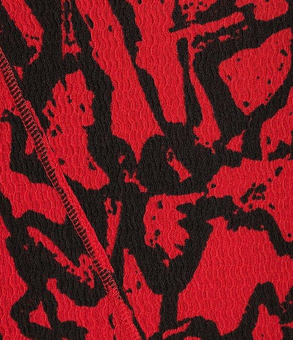 Calessa Textured Knit Cowl Neck 3/4 Sleeve Tunic Product Image