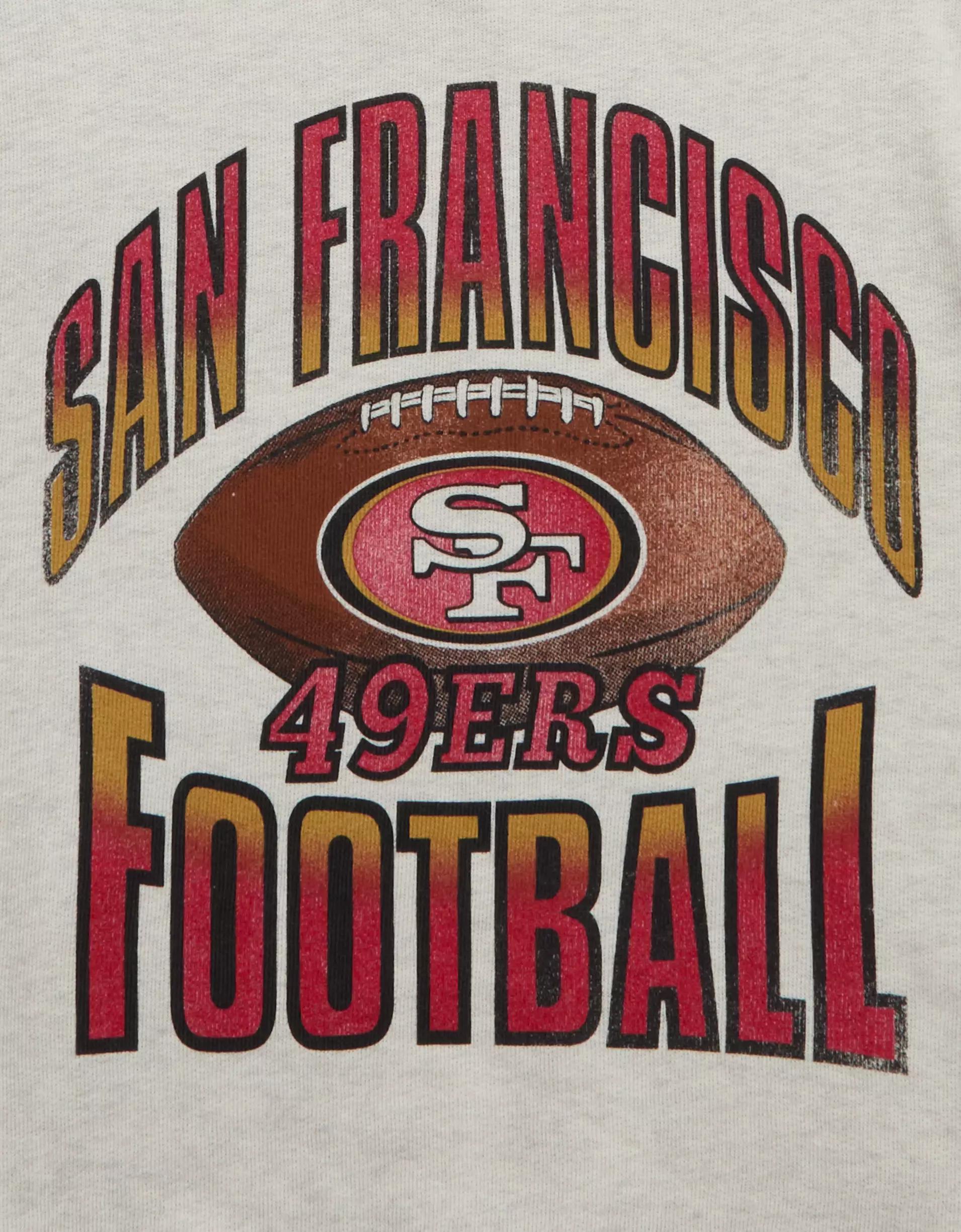 AE NFL San Francisco 49ers Graphic Relaxed Fit Sweatshirt Product Image