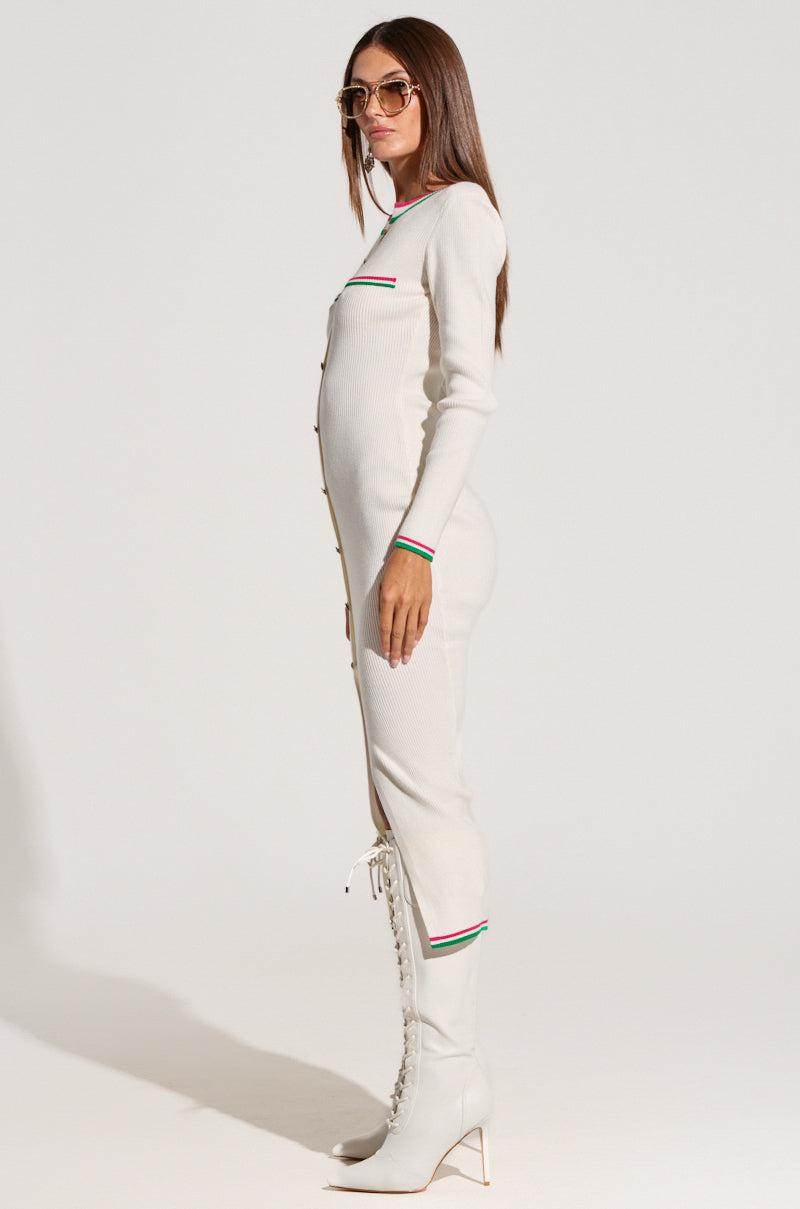 JAELYN KNIT MIDI DRESS Product Image