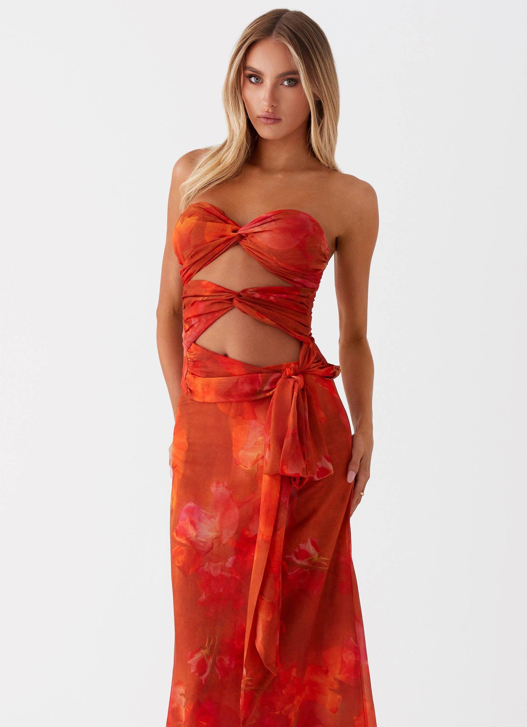 Sunlight Cascade Top - Amber Product Image