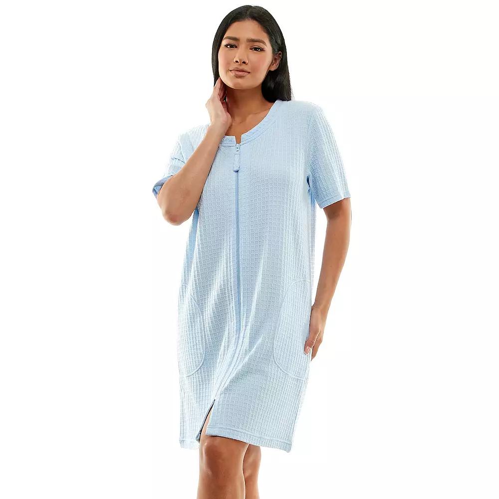 Women's Croft & Barrow® Zip Front Robe,  Product Image