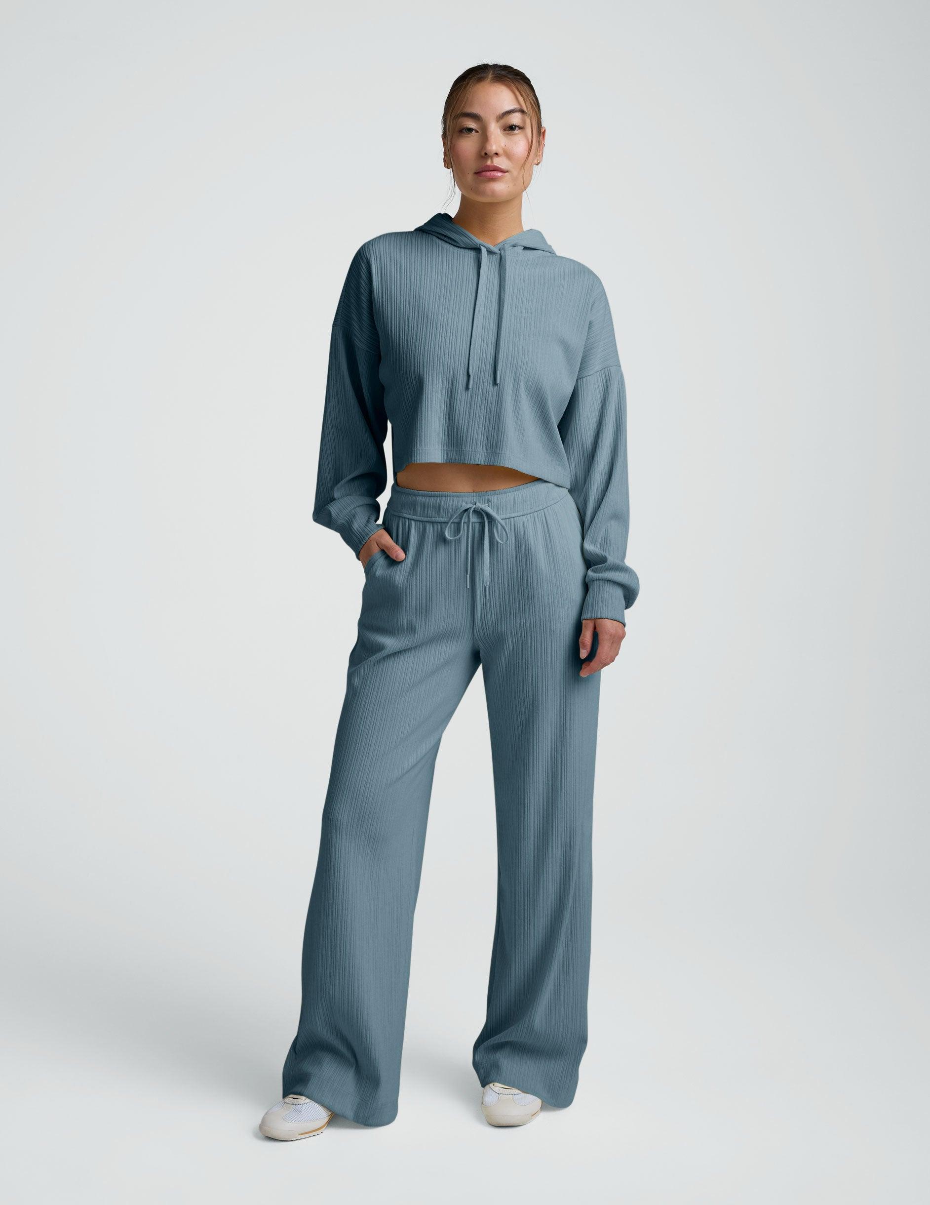 Breathe Easy Ribbed Wide Leg Pant Product Image