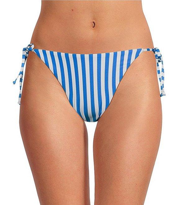 Gianni Bini Amalfi Stripe Tie Side Swim Bottom Product Image