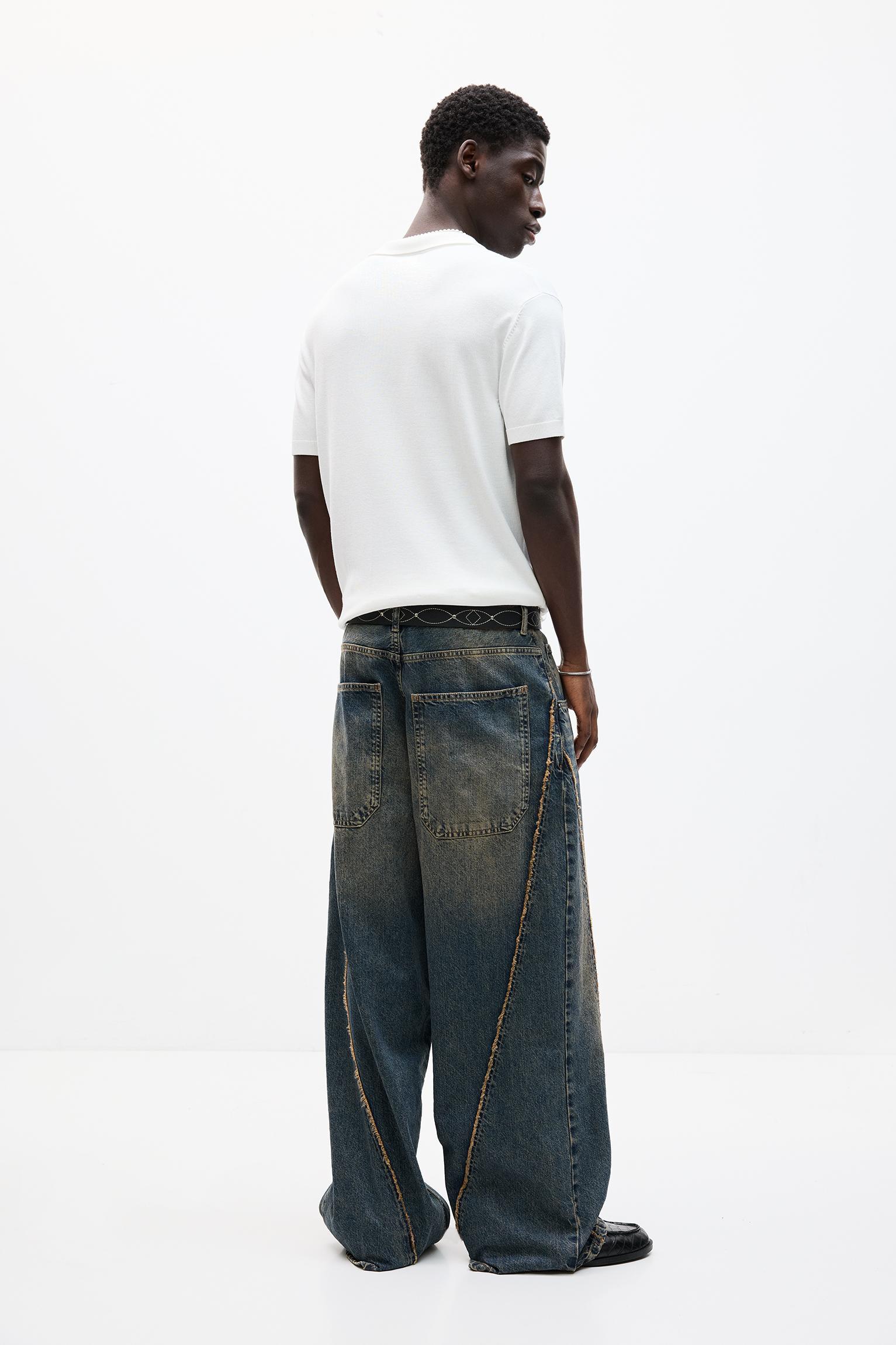 Short sleeve knit polo shirt Product Image