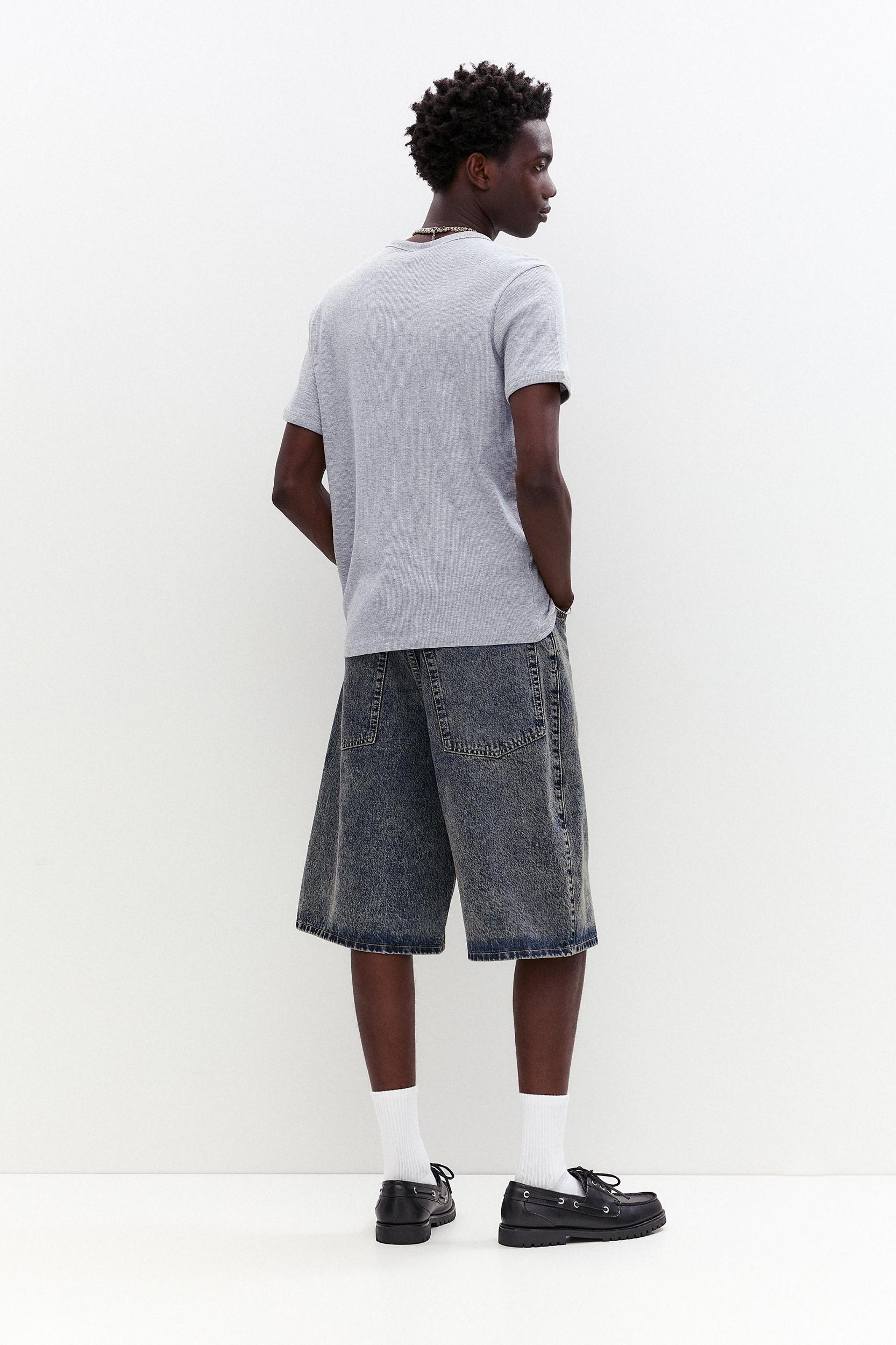 Ribbed short sleeve T-shirt Product Image