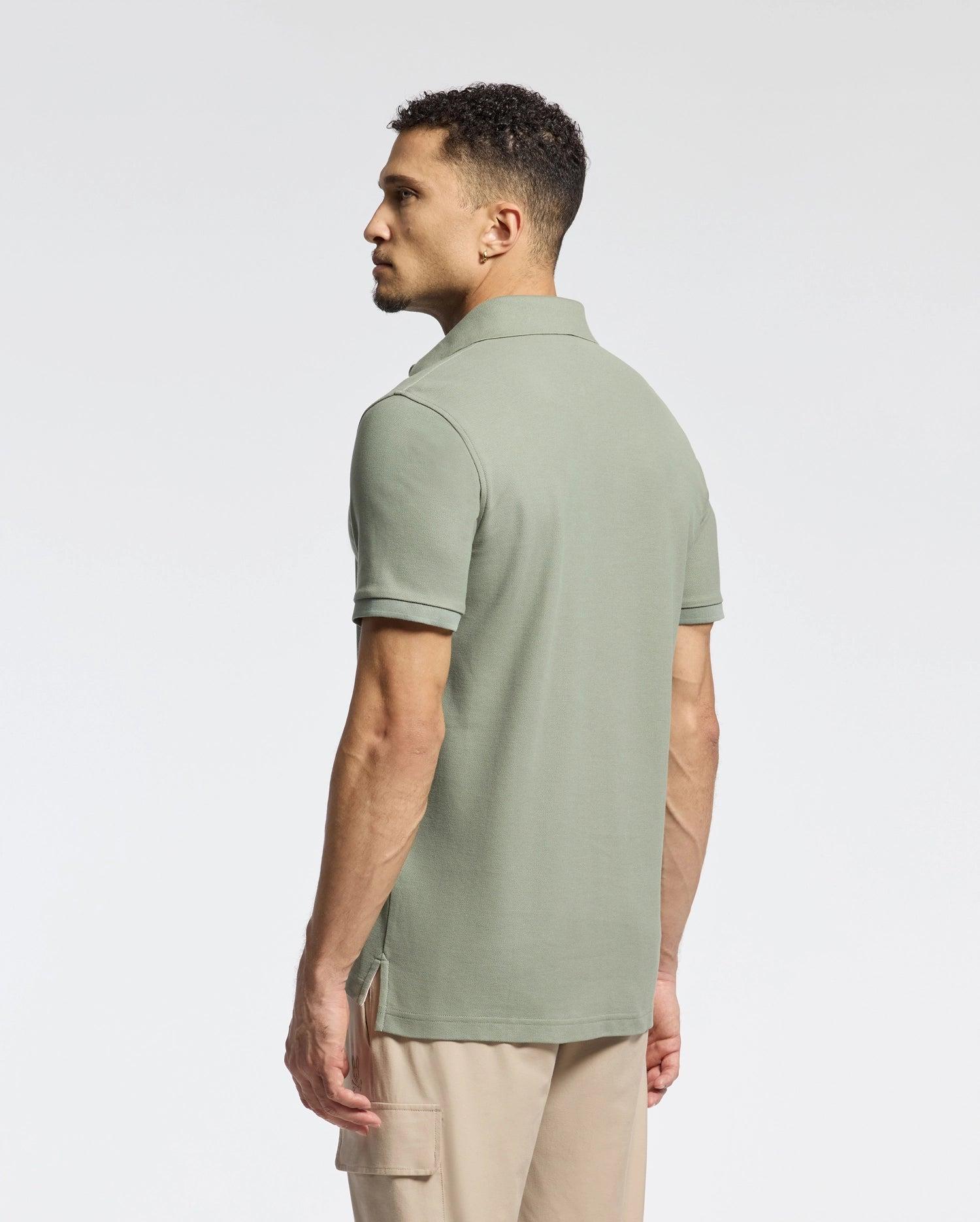 MENS TAYLOR PIQUE LONG SLEEVE TEE - B6T580F200 Male Product Image