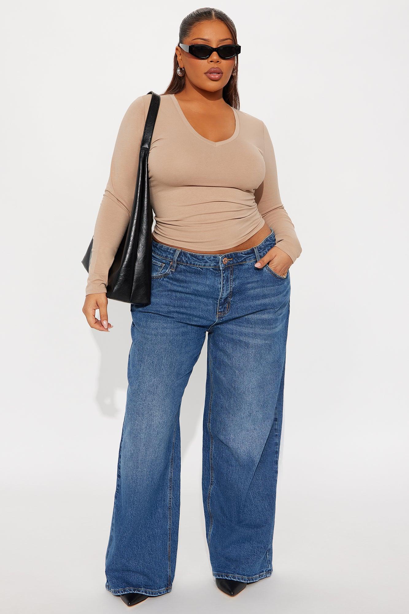 Nara Long Sleeve Top - Taupe Female Product Image