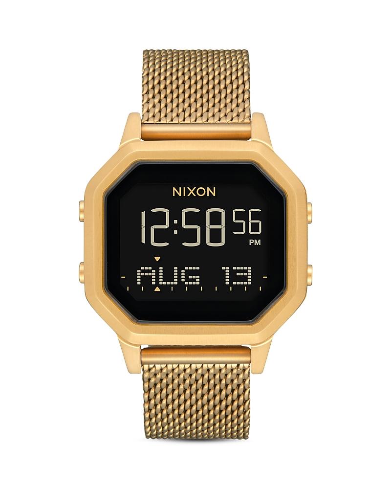 Nixon Siren Milanese All-Black Mesh Bracelet Watch, 36mm Product Image