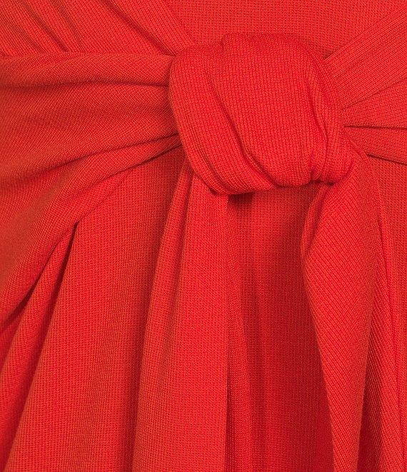 Lauren Ralph Lauren Imalah Ribbed Knit Midi Sheath Dress Product Image