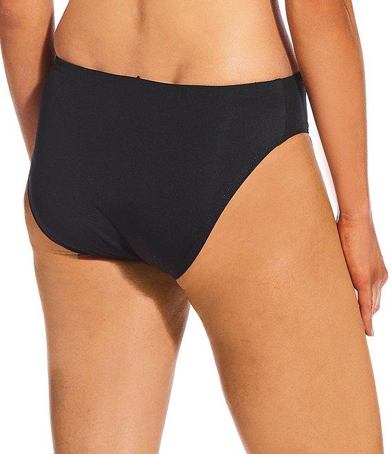 Alex Marie Signature Sculpt Solid Mid Rise Swim Bottom Product Image