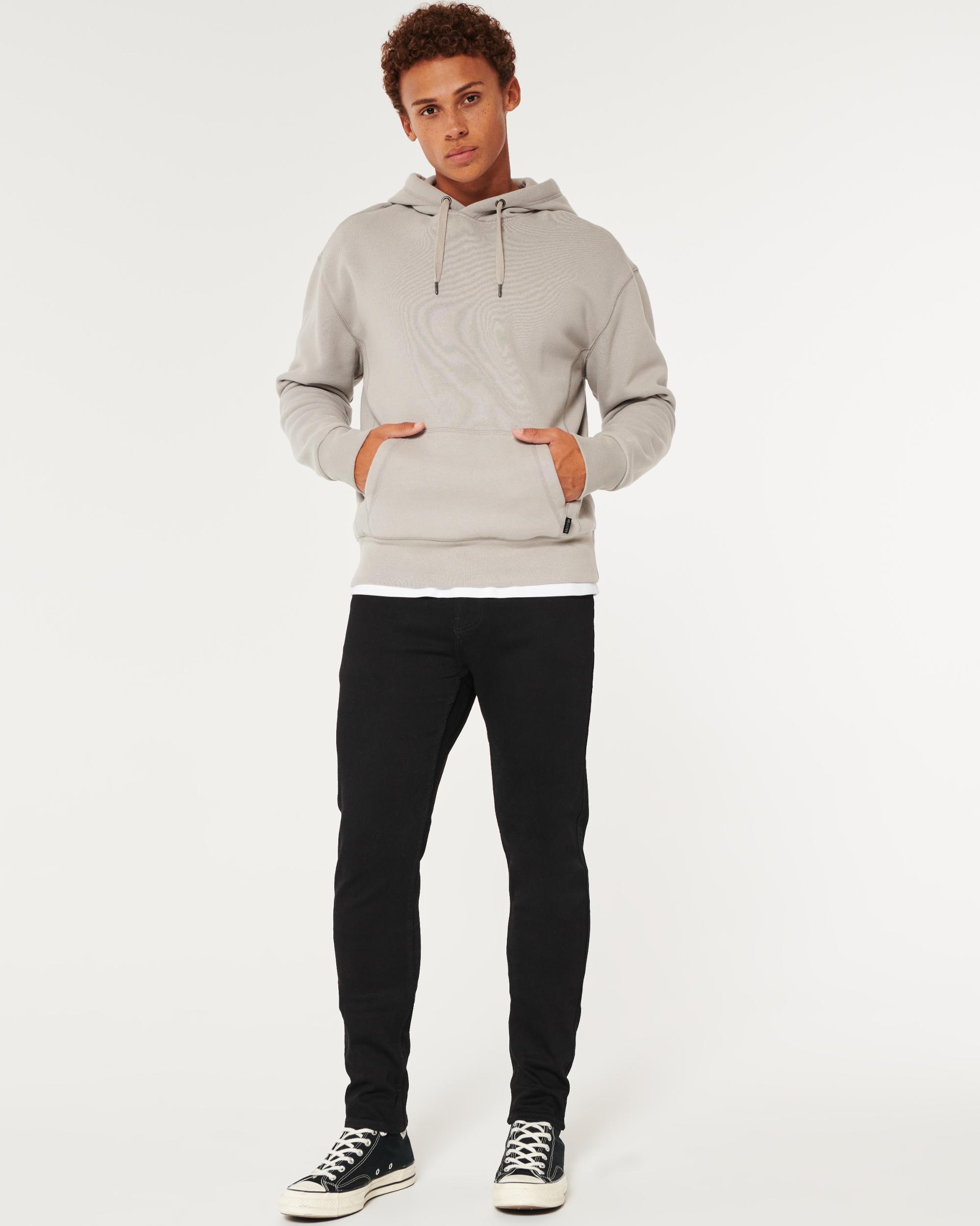 Black No Fade Athletic Skinny Jeans Product Image