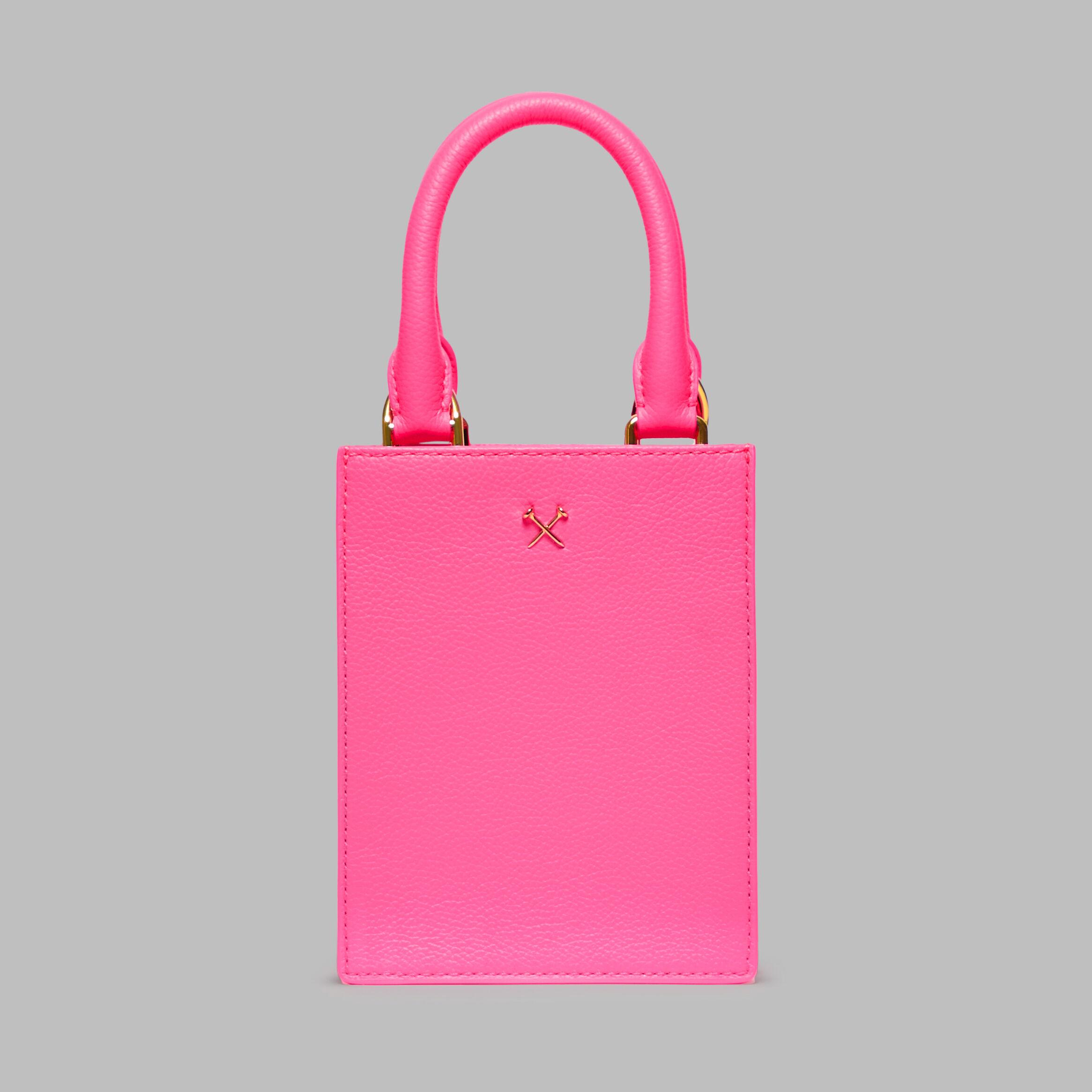 METAL TEES LEATHER MINI TOTE Product Image