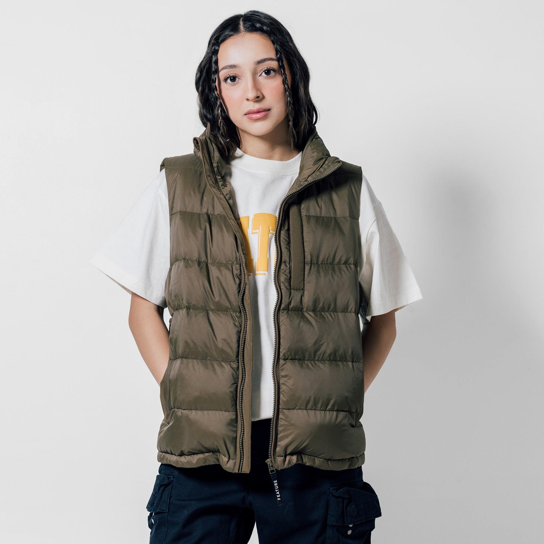 Sherman Convertible Puffer Vest - Olive Male Product Image