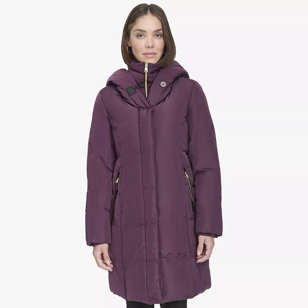 Womens Andrew Marc Shawl Hood Duvet Puffer Product Image