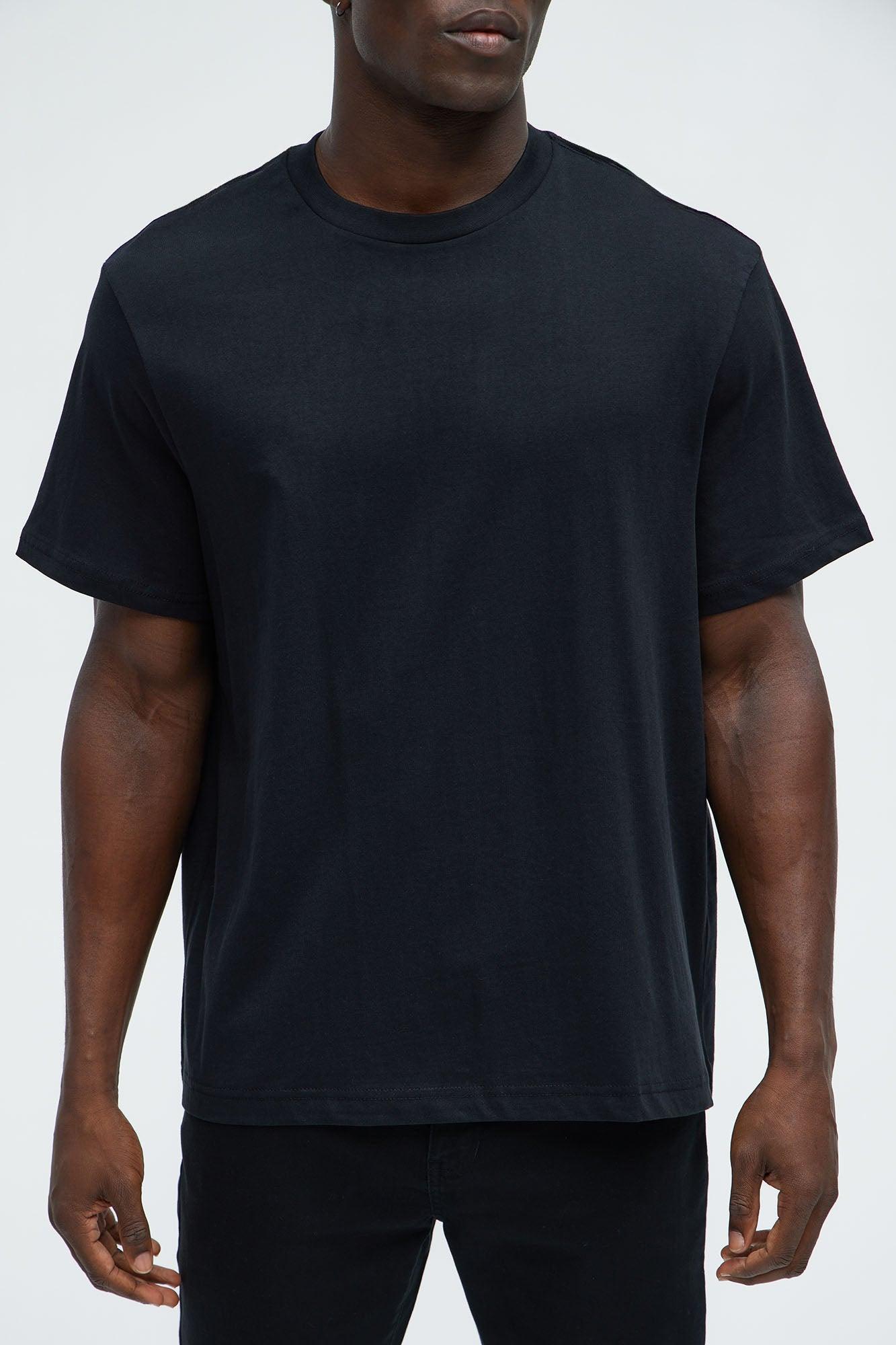 FN Essential Crew Tees 3 Pack - Black Product Image