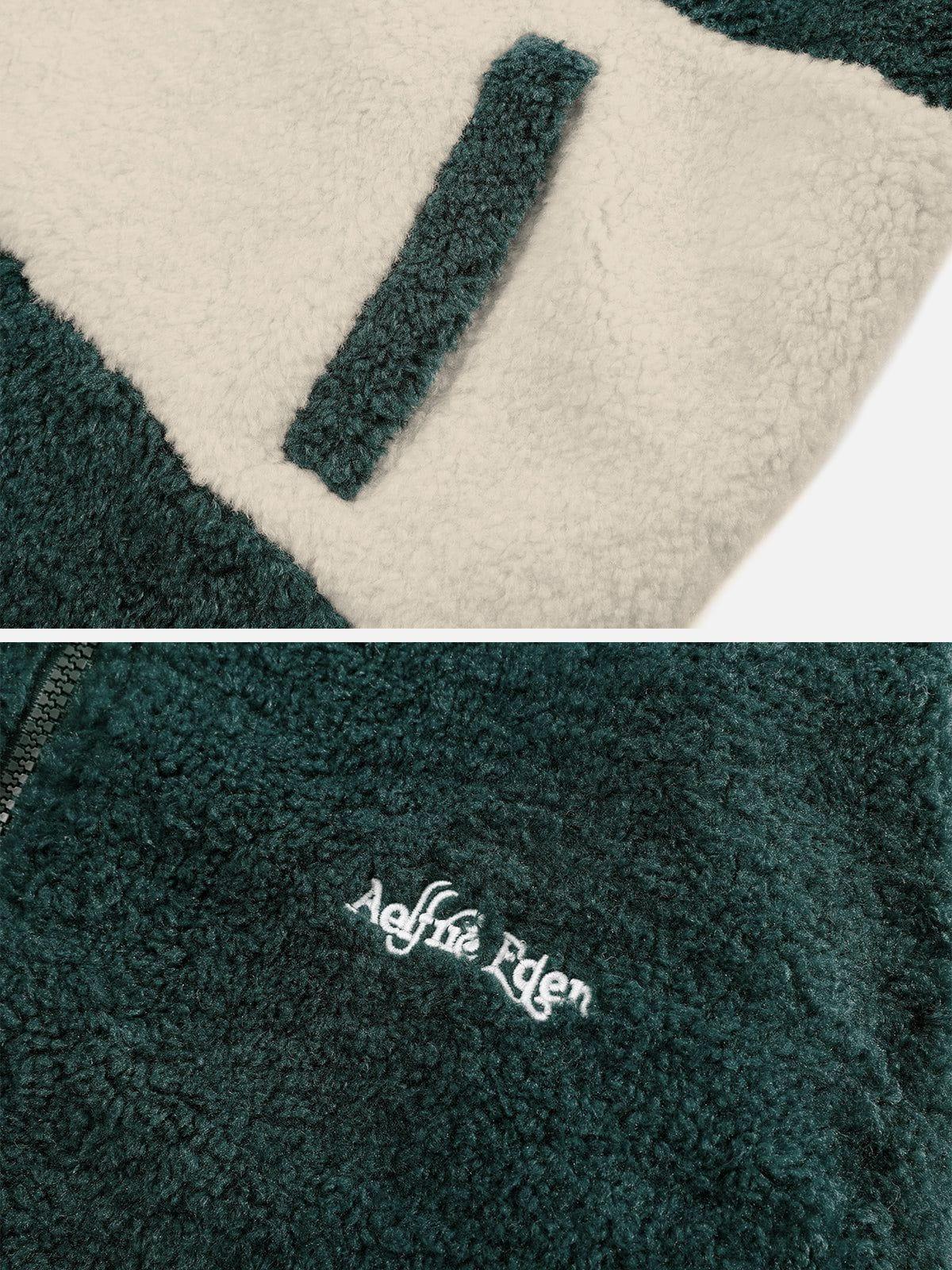 Aelfric Eden Patchwork Sherpa Coat Product Image