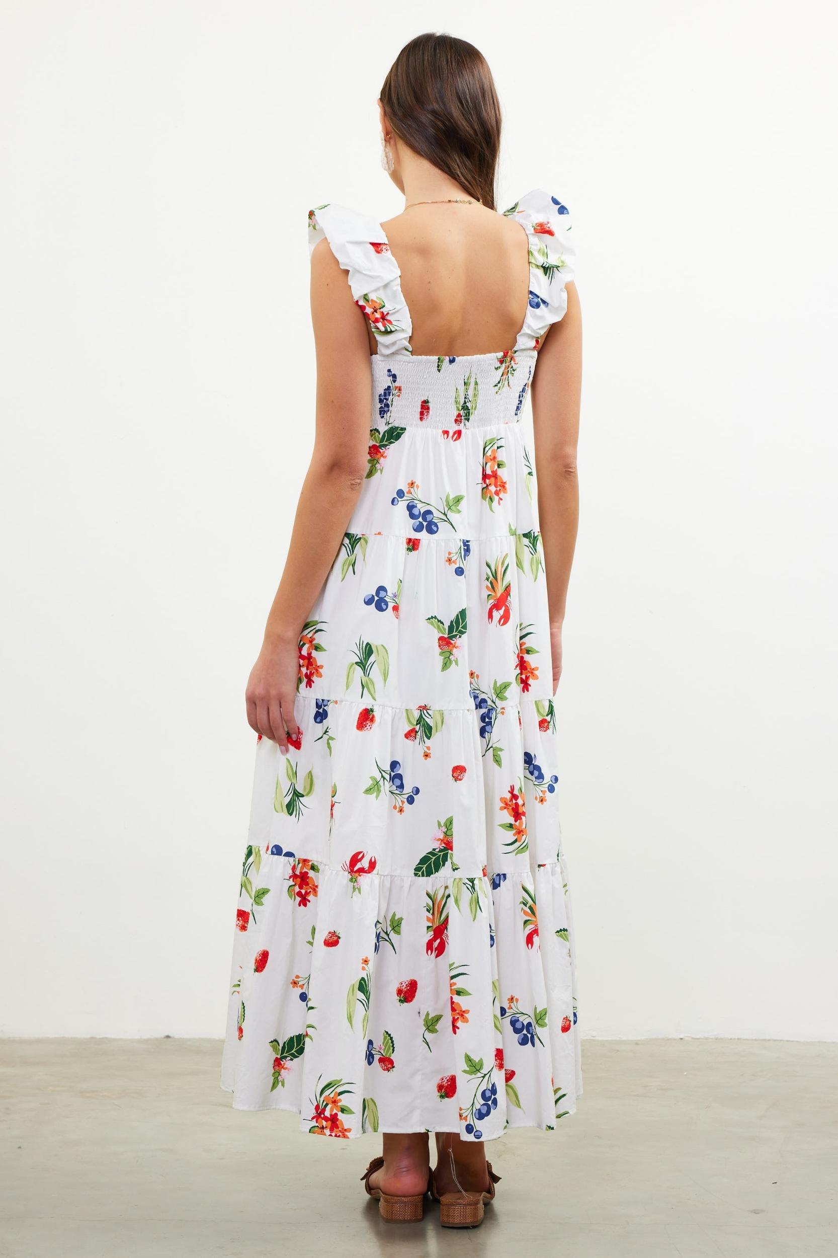Fruit Cocktail Maxi Dress Product Image