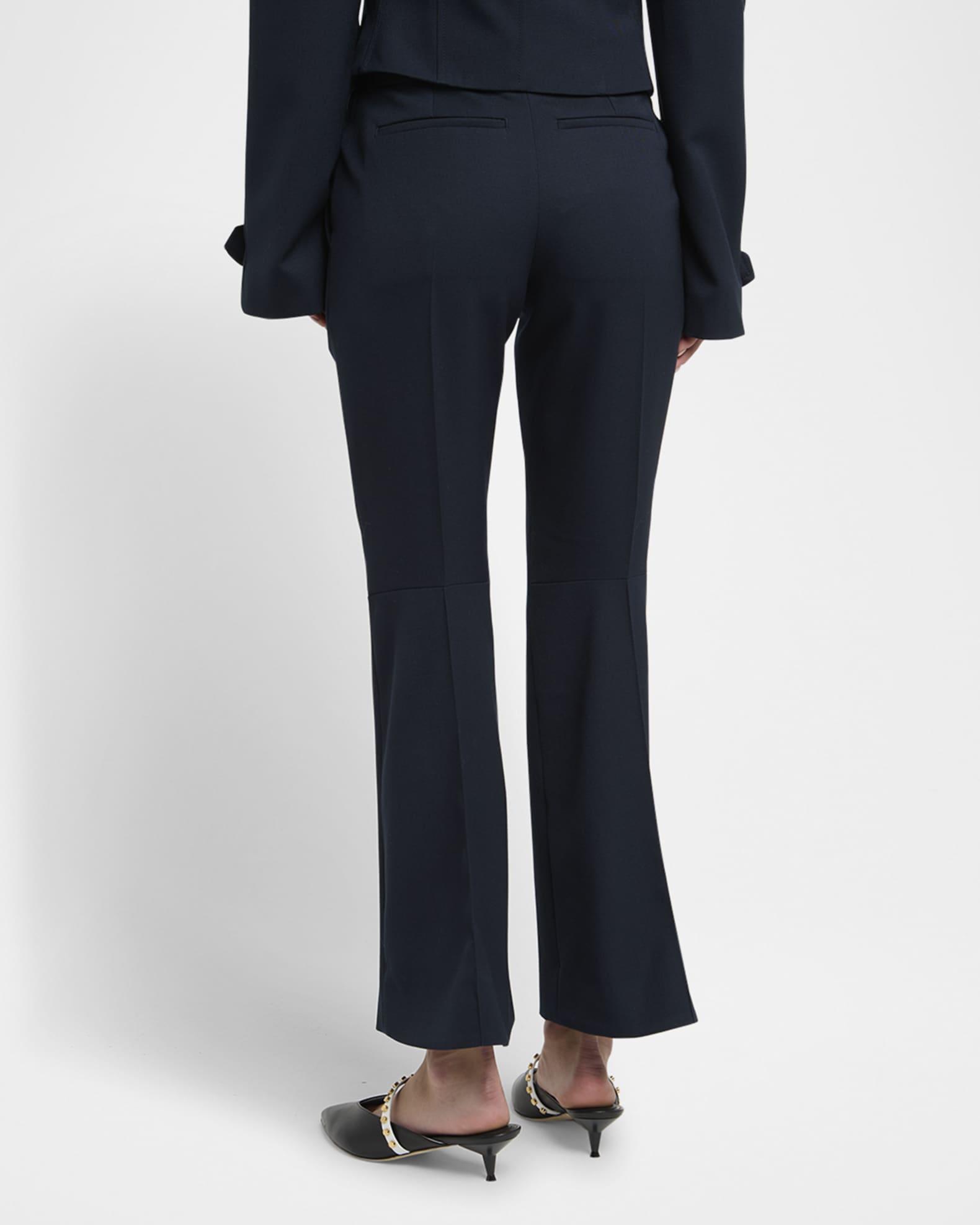 Cropped Flare Trousers Product Image