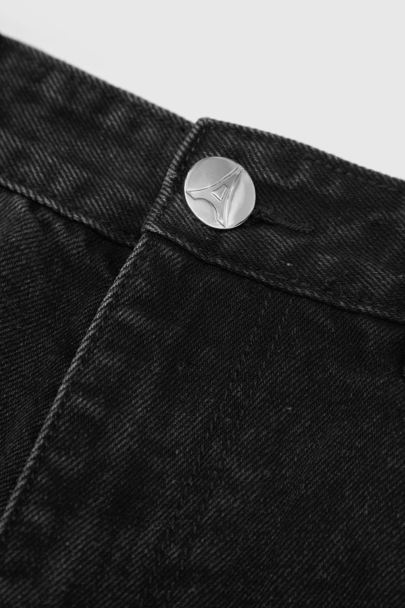 Relaxed Fit Jean - Washed Black Male Product Image