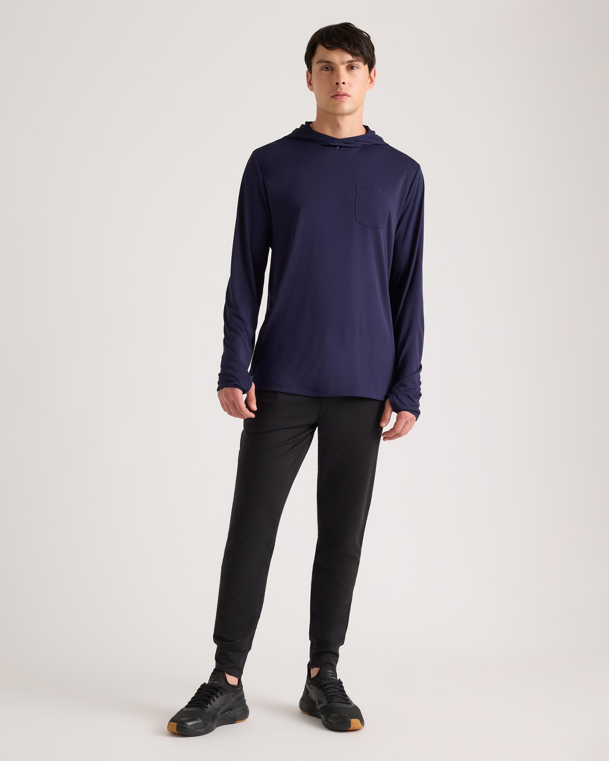 Quince | Men's Ultra-Light Performance Hoodie Recycled Polyester Product Image