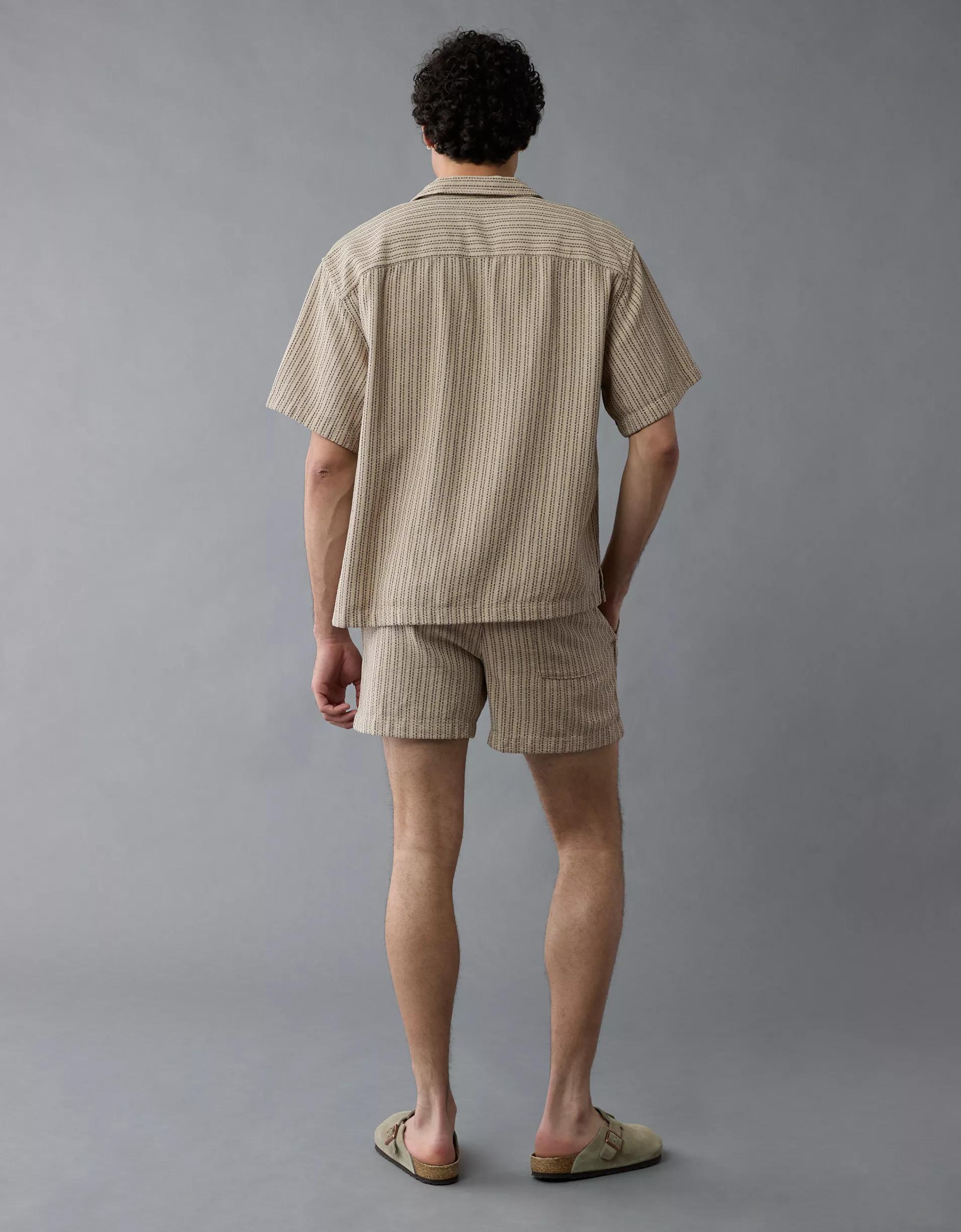 AE Poolside Striped Button-Up Shirt Product Image