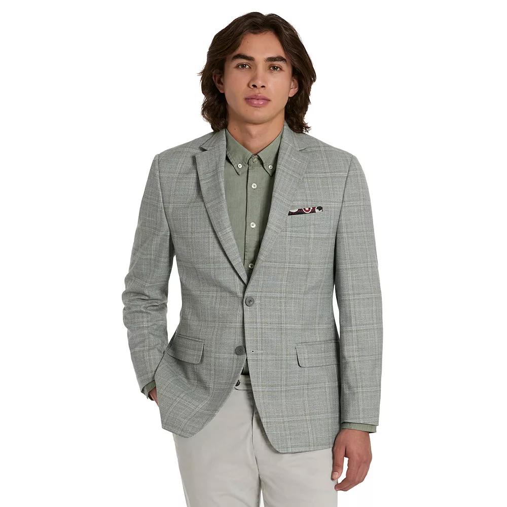 Men's Ben Sherman Slim-Fit Sport Coat, Size: 46 - Regular, Green Plaid Product Image