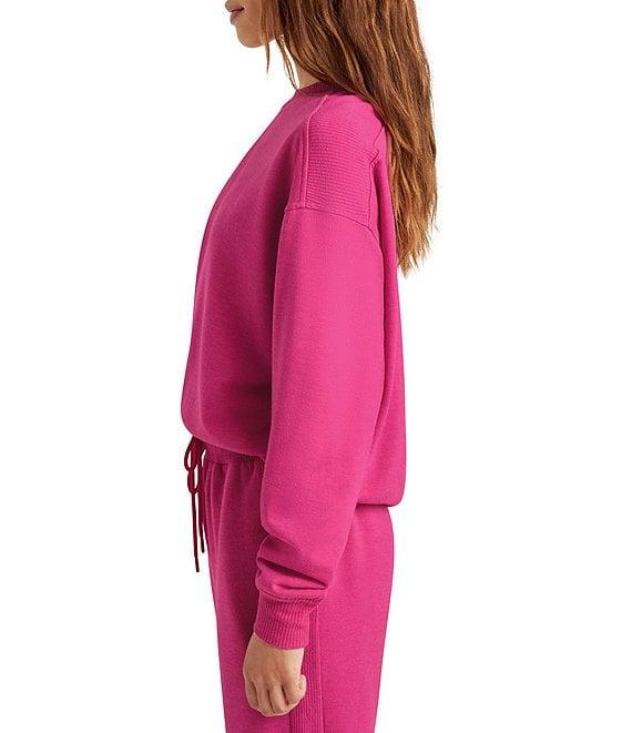 Splendid Tamara Supersoft Crew Neck Long Sleeve Pullover Shirt Product Image