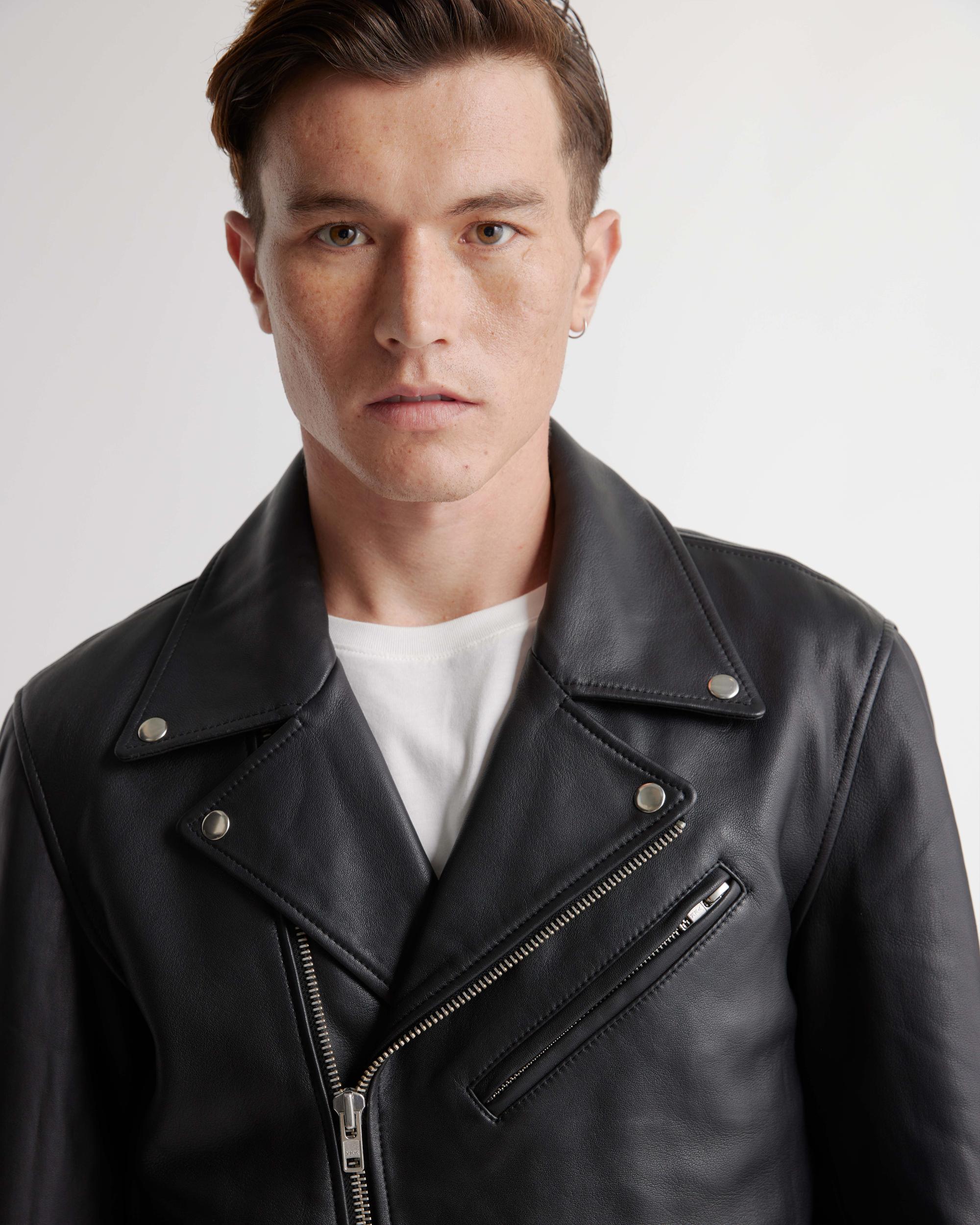 Quince | Men's Motorcycle Jacket Leather Product Image