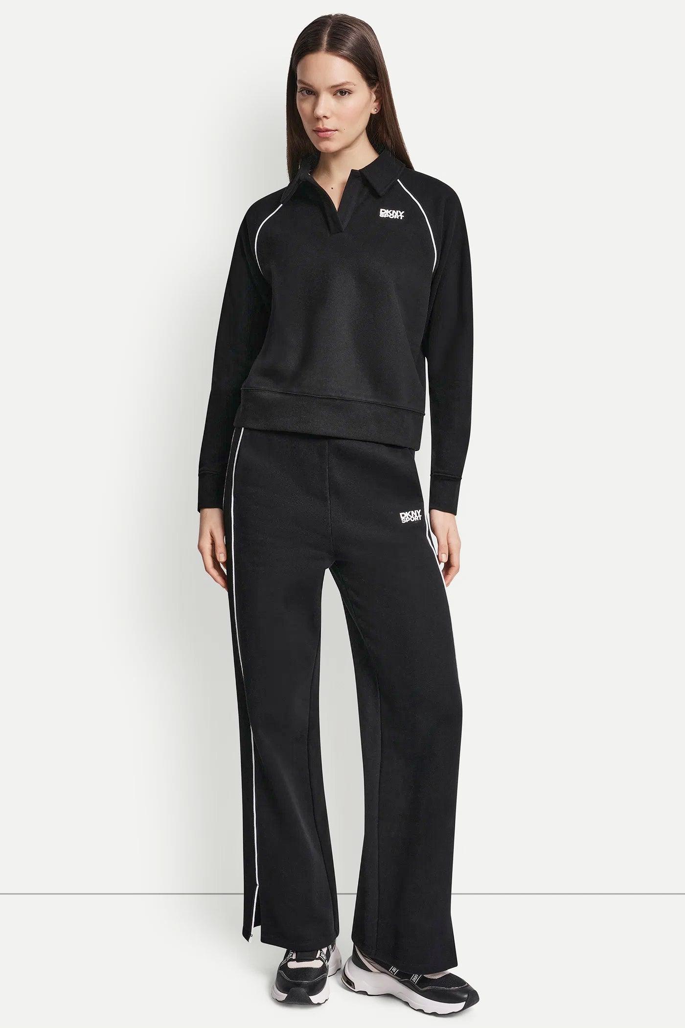 PIPED LOGO POLO SWEATSHIRT Product Image