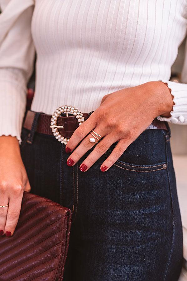 Kendra Scott Jayla Cocktail Ring in Pearl Product Image