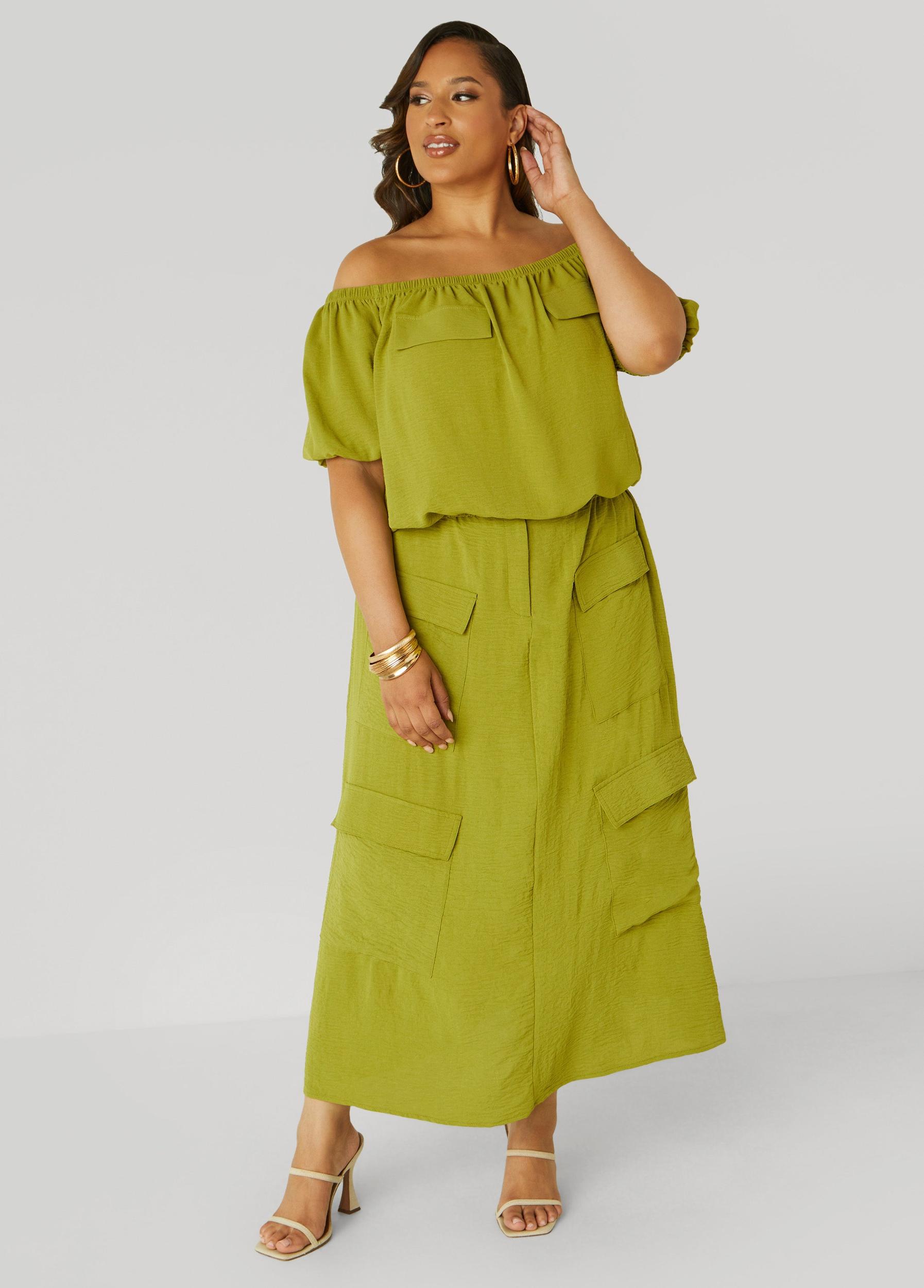 Plus Size Textured Off The Shoulder Blouse Ashley Stewart Product Image